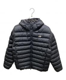 NEW BALANCE（ニューバランス）の古着「フーデッドパッファー ジャケット」｜ブラック