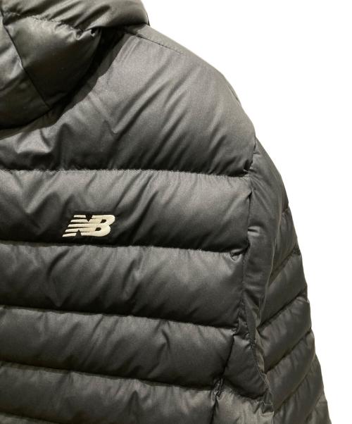 NEW BALANCE（ニューバランス）NEW BALANCE (ニューバランス) フーデッドパッファー ジャケット ブラック サイズ:XSの古着・服飾アイテム