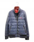 BURBERRY BLACK LABELバーバリーブラックレーベル）の古着「リバーシブルジャケット」｜ネイビー×レッド