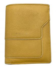 MARNI（マルニ）の古着「サフィアーノレザー バイフォールドウォレット」｜イエロー