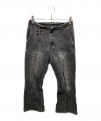 YOHEI OHNOヨウヘイオオノ）の古着「デニムパンツ」｜ブラック