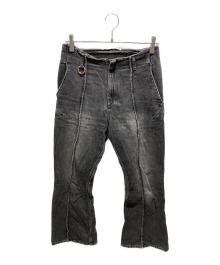 YOHEI OHNO（ヨウヘイオオノ）の古着「デニムパンツ」｜ブラック