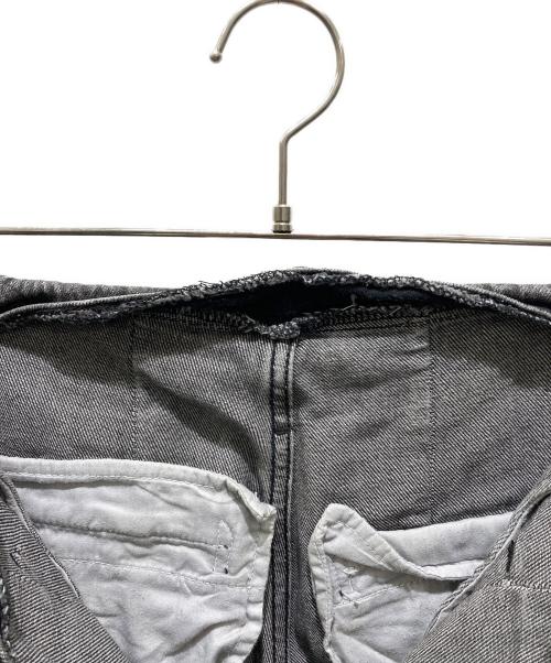 YOHEI OHNO（ヨウヘイオオノ）YOHEI OHNO (ヨウヘイオオノ) デニムパンツ ブラック サイズ:38の古着・服飾アイテム