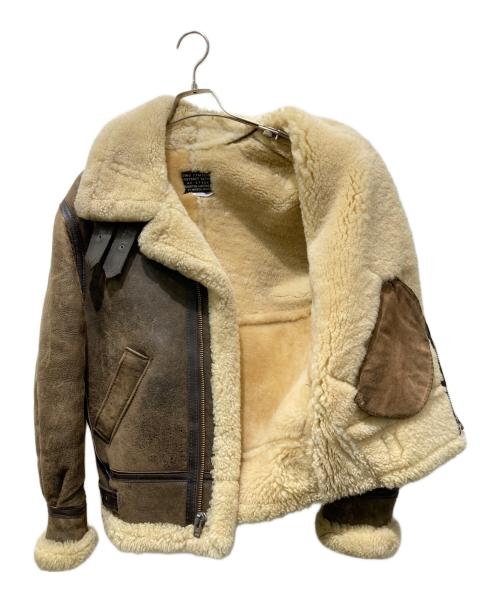 COVINGTON LEATHER（コビトンレザー）COVINGTON LEATHER (コビトンレザー) B-3フライトジャケット ブラウン サイズ:34の古着・服飾アイテム