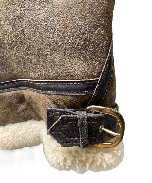 COVINGTON LEATHER（コビトンレザー）COVINGTON LEATHER (コビトンレザー) B-3フライトジャケット ブラウン サイズ:34の古着・服飾アイテム