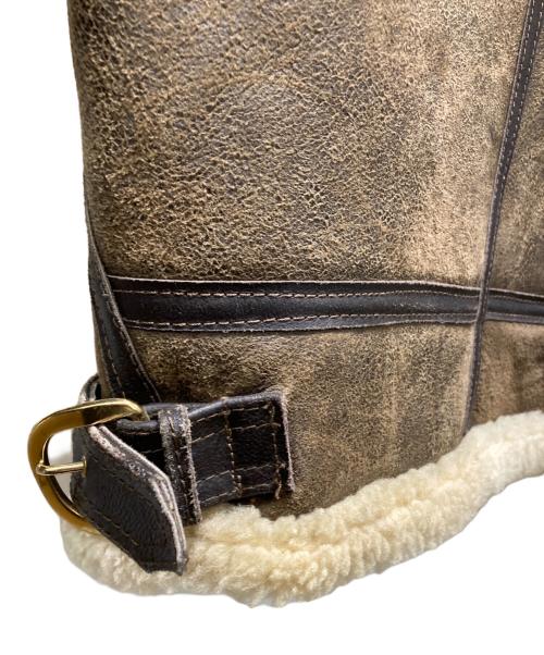 COVINGTON LEATHER（コビトンレザー）COVINGTON LEATHER (コビトンレザー) B-3フライトジャケット ブラウン サイズ:34の古着・服飾アイテム