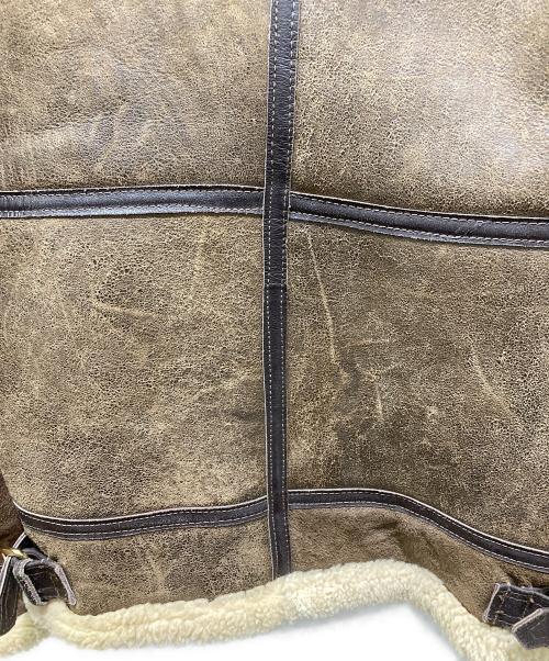 COVINGTON LEATHER（コビトンレザー）COVINGTON LEATHER (コビトンレザー) B-3フライトジャケット ブラウン サイズ:34の古着・服飾アイテム