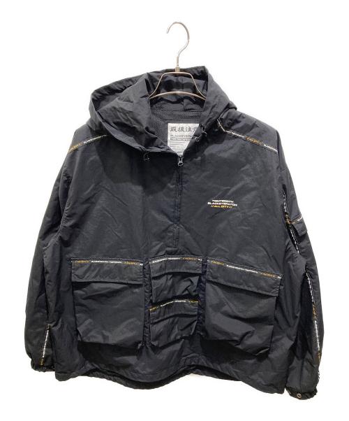 BlackEyePatch（ブラックアイパッチ）BlackEyePatch (ブラックアイパッチ) TIGHTBOOTH PRODUCTION (タイトブースプロダクション) TBEP ANORAK ブラック サイズ:Ｌの古着・服飾アイテム