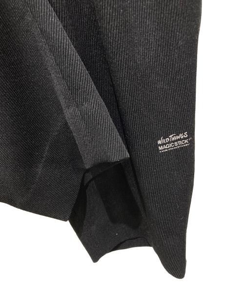 WILD THINGS（ワイルドシングス）WILD THINGS (ワイルドシングス) MAGIC STICK (マジックスティック) タッククロップドバルーンパンツ ブラック サイズ:記載なしの為実寸参照の古着・服飾アイテム