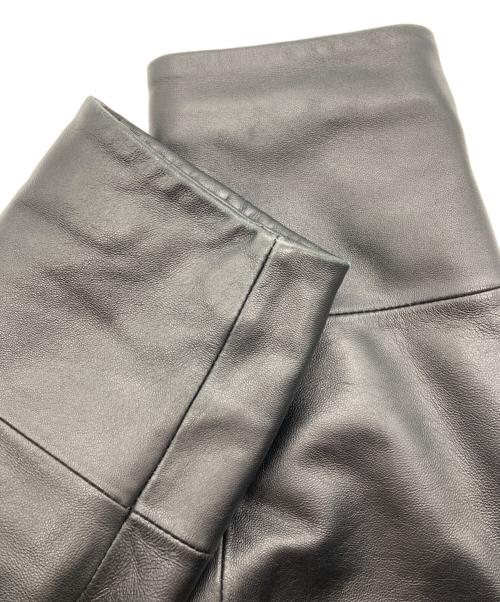 eN ROUTE（アンルート）EN ROUTE (アンルート) ラムレザーチャイナジャケット ブラック サイズ:Mの古着・服飾アイテム