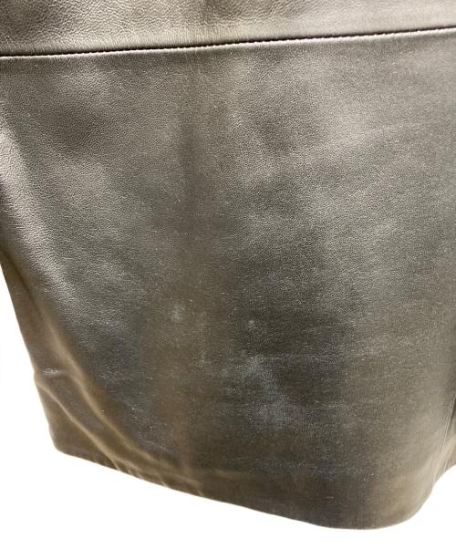 eN ROUTE（アンルート）EN ROUTE (アンルート) ラムレザーチャイナジャケット ブラック サイズ:Mの古着・服飾アイテム