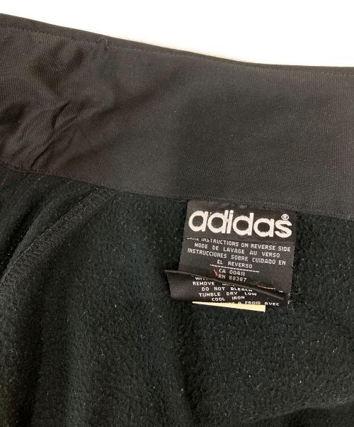 adidas（アディダス）adidas (アディダス) 襟付きトラックジャケット ブラック サイズ:Ｌの古着・服飾アイテム