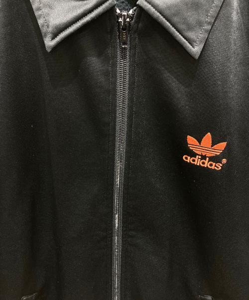 adidas（アディダス）adidas (アディダス) 襟付きトラックジャケット ブラック サイズ:Ｌの古着・服飾アイテム