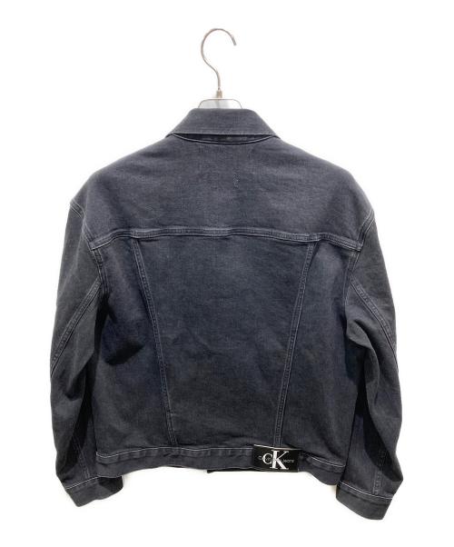 Calvin Klein Jeans（カルバンクラインジーンズ）Calvin Klein Jeans (カルバンクラインジーンズ) 90sモチーフデニムジャケット ブラック サイズ:Sの古着・服飾アイテム