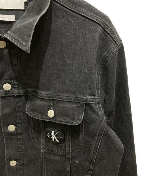 Calvin Klein Jeans（カルバンクラインジーンズ）Calvin Klein Jeans (カルバンクラインジーンズ) 90sモチーフデニムジャケット ブラック サイズ:Sの古着・服飾アイテム