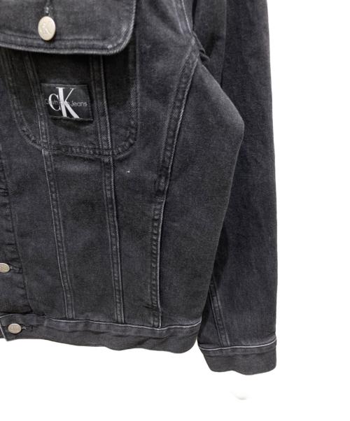 Calvin Klein Jeans（カルバンクラインジーンズ）Calvin Klein Jeans (カルバンクラインジーンズ) 90sモチーフデニムジャケット ブラック サイズ:Sの古着・服飾アイテム
