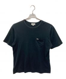LACOSTE（ラコステ）の古着「半袖カットソー」｜ブラック