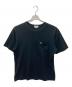 LACOSTE（ラコステ）の古着「半袖カットソー」｜ブラック