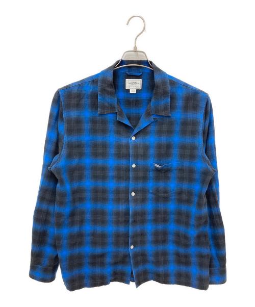 THE CRIMIE（ザ クライミー）THE CRIMIE (ザ クライミー) オンブレチェックシャツ ブルー サイズ:Lの古着・服飾アイテム