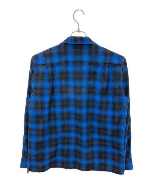 THE CRIMIE（ザ クライミー）THE CRIMIE (ザ クライミー) オンブレチェックシャツ ブルー サイズ:Lの古着・服飾アイテム