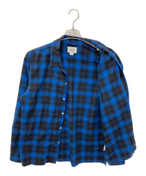 THE CRIMIE（ザ クライミー）THE CRIMIE (ザ クライミー) オンブレチェックシャツ ブルー サイズ:Lの古着・服飾アイテム
