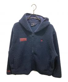 New Era（ニューエラ）の古着「Red Bull  Hooded Sherpa Jacket」｜ネイビー