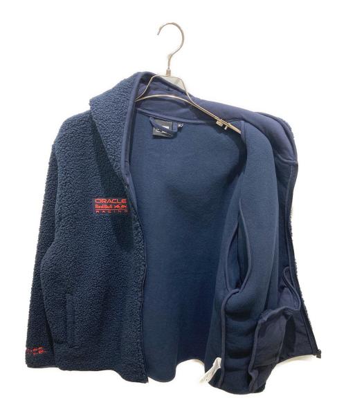 New Era（ニューエラ）New Era (ニューエラ) Red Bull  Hooded Sherpa Jacket ネイビー サイズ:XLの古着・服飾アイテム