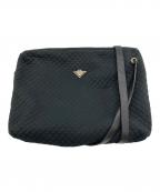 BOTTEGA VENETAボッテガベネタ）の古着「キルティングショルダーバッグ」｜ブラック