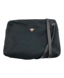 BOTTEGA VENETA（ボッテガベネタ）の古着「キルティングショルダーバッグ」｜ブラック