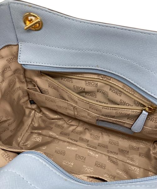 MICHAEL KORS（マイケル・コース）MICHAEL KORS (マイケル・コース) ハンドバッグ ブルーの古着・服飾アイテム