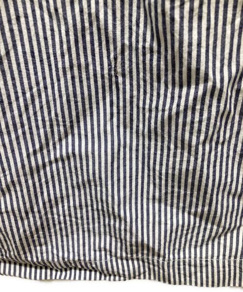 ne quittez pas（ヌキテパ）ne quittez pas (ヌキテパ) 刺繍ブラウスワンピース ホワイト×ネイビー サイズ:Ｍの古着・服飾アイテム