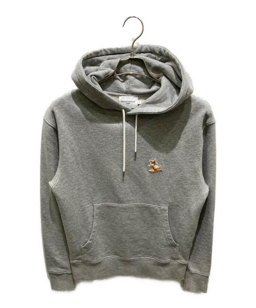 maison kitsune（メゾンキツネ）MAISON KITSUNE (メゾンキツネ) Chillax Fox パーカー グレー サイズ:Ｓの古着・服飾アイテム