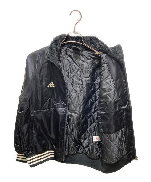 adidas（アディダス）adidas (アディダス) 八咫烏刺繍 スカジャン ブラック サイズ:Ｍの古着・服飾アイテム