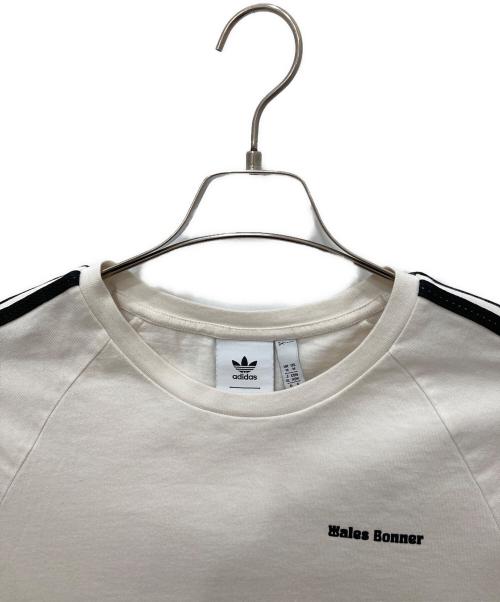 adidas（アディダス）adidas (アディダス) WALES BONNER (ウェールズボナー) 半袖カットソー ホワイト サイズ:XLの古着・服飾アイテム