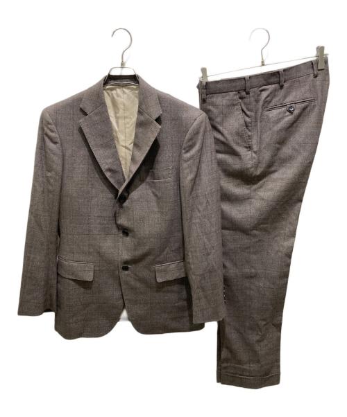 Paul Stuart（ポールスチュアート）Paul Stuart (ポールスチュアート) 3Pセットアップスーツ ブラウン サイズ:記載なしの為実寸参照の古着・服飾アイテム