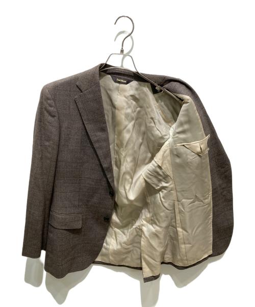 Paul Stuart（ポールスチュアート）Paul Stuart (ポールスチュアート) 3Pセットアップスーツ ブラウン サイズ:記載なしの為実寸参照の古着・服飾アイテム