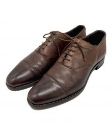 GRENSON（グレンソン）の古着「ストレートチップレザーシューズ」｜ブラウン