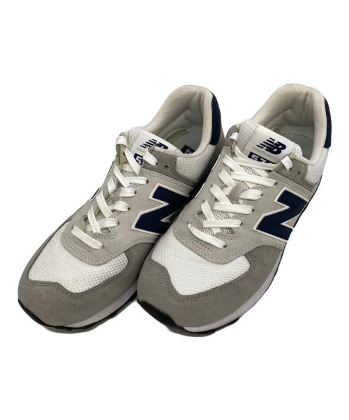 NEW BALANCE（ニューバランス）NEW BALANCE (ニューバランス) ML574EAG ローカットスニーカー ホワイト サイズ:27.5cmの古着・服飾アイテム