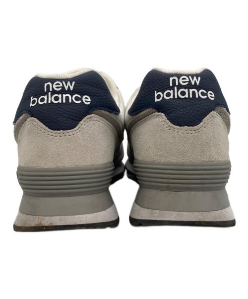 NEW BALANCE（ニューバランス）NEW BALANCE (ニューバランス) ML574EAG ローカットスニーカー ホワイト サイズ:27.5cmの古着・服飾アイテム