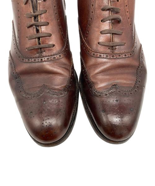 三陽山長（サンヨウヤマチョウ）三陽山長 (サンヨウヤマチョウ) ウィングチップシューズ ブラウン サイズ:8.5の古着・服飾アイテム