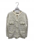 BARNYARDSTORMバンヤードストーム）の古着「MIXジャガードカーディガン」｜ホワイト