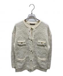 BARNYARDSTORM（バンヤードストーム）の古着「MIXジャガードカーディガン」｜ホワイト