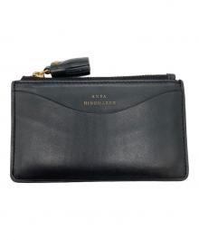 ANYA HINDMARCH（アニヤ・ハインドマーチ）の古着「フラグメントケース」｜ネイビー