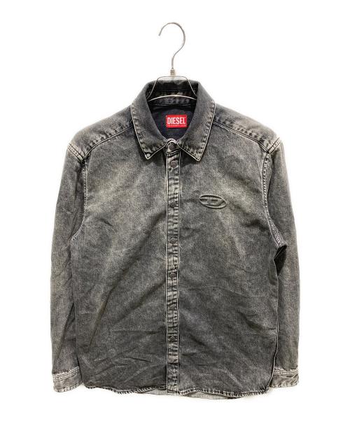 DIESEL（ディーゼル）DIESEL (ディーゼル) D-SIMPLY　デニムシャツ グレー サイズ:Sの古着・服飾アイテム