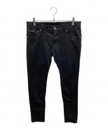 DOLCE & GABBANA（ドルチェ＆ガッバーナ）の古着「スキニーデニムパンツ」｜ブラック