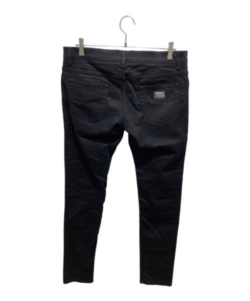 DOLCE & GABBANA（ドルチェ＆ガッバーナ）DOLCE & GABBANA (ドルチェ＆ガッバーナ) スキニーデニムパンツ ブラック サイズ:50の古着・服飾アイテム