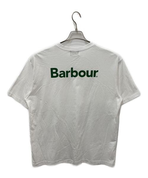 Barbour（バブアー）Barbour (バブアー) ベーシックロゴＴ ホワイト サイズ:XLの古着・服飾アイテム