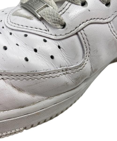 NIKE（ナイキ）NIKE (ナイキ) SUPREME (シュプリーム) AIR FORCE1 MID エア フォース 1 ミッド ホワイト サイズ:27㎝の古着・服飾アイテム