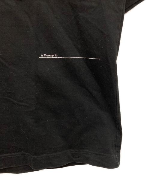 ensou（エンソウ）ensou (エンソウ) プリントTシャツ ブラック サイズ:Lの古着・服飾アイテム