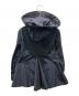 MONCLER (モンクレール) HIROMI　フーデッドショートトレンチコートート ネイビー：40000円